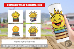 Tumbler Sun with Books Product Image 1
