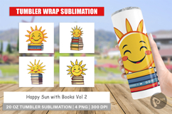Tumbler Sun with Books Product Image 1