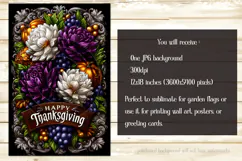 Happy Thanksgiving Garden Flag, Vintage Thanksgiving Flag 13 Product Image 2