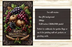 Happy Thanksgiving Garden Flag, Vintage Thanksgiving Flag 16 Product Image 2
