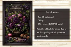 Happy Thanksgiving Garden Flag, Vintage Thanksgiving Flag 33 Product Image 2