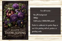 Happy Thanksgiving Garden Flag, Vintage Thanksgiving Flag 38 Product Image 2