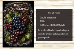 Happy Thanksgiving Garden Flag, Vintage Thanksgiving Flag 40 Product Image 2
