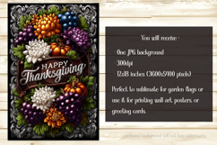 Happy Thanksgiving Garden Flag, Vintage Thanksgiving Flag 41 Product Image 2