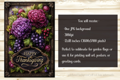 Happy Thanksgiving Garden Flag, Vintage Thanksgiving Flag 47 Product Image 2