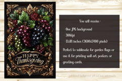 Happy Thanksgiving Garden Flag, Vintage Thanksgiving Flag 59 Product Image 2