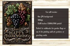 Happy Thanksgiving Garden Flag, Vintage Thanksgiving Flag 62 Product Image 2