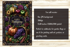 Happy Thanksgiving Garden Flag, Vintage Thanksgiving Flag 65 Product Image 2