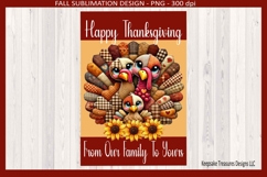 Happy Thanksgiving From Our House To Yours Garden Flag Png Product Image 2