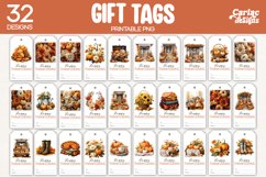 Happy Thanksgiving Printable Tags Bundle