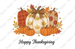 Happy Thanksgiving Pumpkin Png Product Image 1