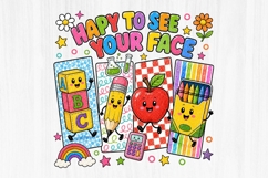 Happy to See Your Face School Supplies PNG Product Image 2