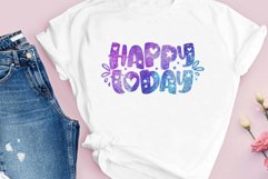 happy today cutting file SVG DXF FCM Product Image 5