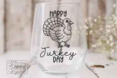 Happy Turkey Day SVG PNG - Funny Thanksgiving Decor Turkey Product Image 4