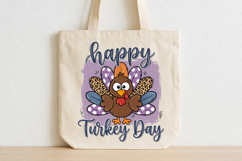 Happy Turkey Day PNG, Thanksgiving Sublimation Product Image 4