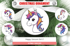 Ornament Happy Unicorn Product Image 1
