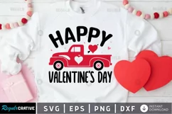 Happy valentine s day SVG, Valentines Day SVG Design Product Image 1
