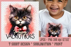 Happy Valentines T-Shirt Design PNG| T-Shirt Sublimation Product Image 1