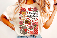 Happy Valentine's Day PNG, Love PNG, Xoxo PNG, Cupid PNG Product Image 2