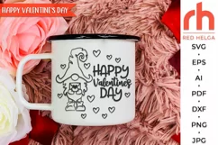 happy valentines day svg, gnome with a love letter, gnome outline, valentines shirt svg, valentines scene svg, valentines template, window decor svg, valentines theme, window cling svg, valentines card, valentines ornament, valentines decor