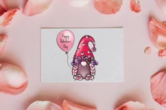 Happy Valentines Day GnomeSublimation Design, Valentine Clipart, Love Png, Hearts Png
