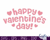 Happy Valentine's Day Svg | Happy Valentine's Day Shirt Svg Product Image 2