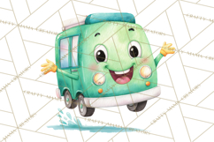 Transportation &amp; Vehicles Clip Art PNG, Whimsical Style Product Image 3