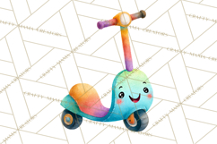Transportation &amp; Vehicles Clip Art PNG, Whimsical Style Product Image 5