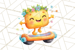 Transportation &amp; Vehicles Clip Art PNG, Whimsical Style Product Image 4