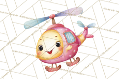 Transportation &amp; Vehicles Clip Art PNG, Whimsical Style Product Image 4