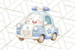 Transportation &amp; Vehicles Clip Art PNG, Whimsical Style Product Image 5