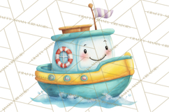 Transportation &amp; Vehicles Clip Art PNG, Whimsical Style Product Image 2