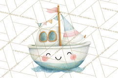 Transportation &amp; Vehicles Clip Art PNG, Whimsical Style Product Image 4