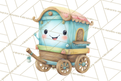 Transportation &amp; Vehicles Clip Art PNG, Whimsical Style Product Image 2