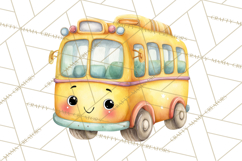 Transportation &amp; Vehicles Clip Art PNG, Whimsical Style Product Image 4