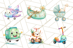 Transportation &amp; Vehicles Clip Art PNG, Whimsical Style Product Image 2