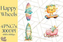 Transportation &amp; Vehicles Clip Art PNG, Whimsical Style Product Image 1