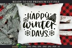 Happy Winter Days | Winter SVG Pillow, Shirt Design