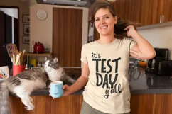Test Day Svg, Test Day Yall Svg, Teacher Shirt Design Product Image 3