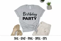 Birthday party. Birthday SVG. Birthday party decorations Product Image 2