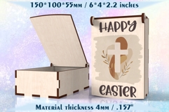 Hinged Easter Gift Box Laser Cut File for Glowforge &amp; xTool Product Image 4