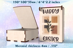 Hinged Easter Gift Box Laser Cut File for Glowforge &amp; xTool Product Image 5