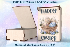 Easter Egg Treat Box Laser Cut Digital Files Product Image 3