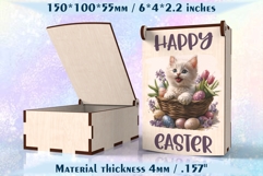 Easter Egg Treat Box Laser Cut Digital Files Product Image 3
