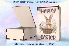 Easter Egg Treat Box Laser Cut Digital Files Product Image 2