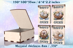 Easter Egg Treat Box Laser Cut Digital Files Product Image 1