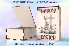 Hinged Easter Gift Box Laser Cut File for Glowforge &amp; xTool Product Image 4