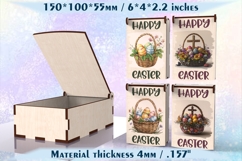 Easter Egg Treat Box Laser Cut Digital Files Product Image 1