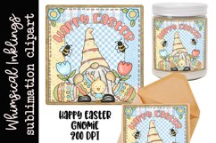Happy Easter Gnomie Sublimation Product Image 1