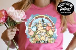 Happy Easter Little Gnomies Sublimation Clipart Product Image 1